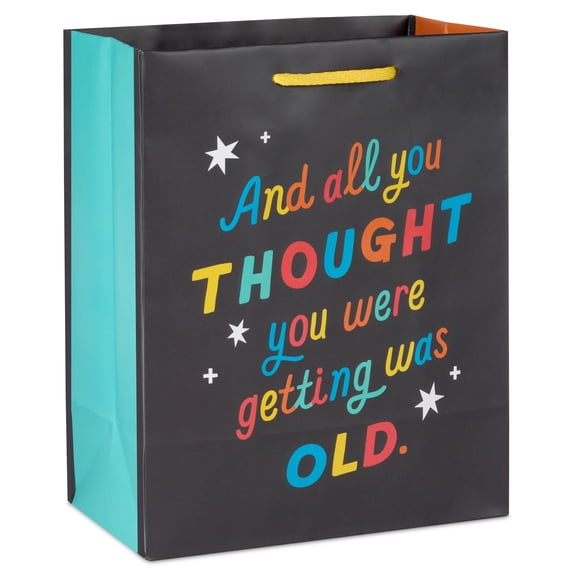 Hallmark Shoebox Medium Birthday Gift Bag (Getting Old)
