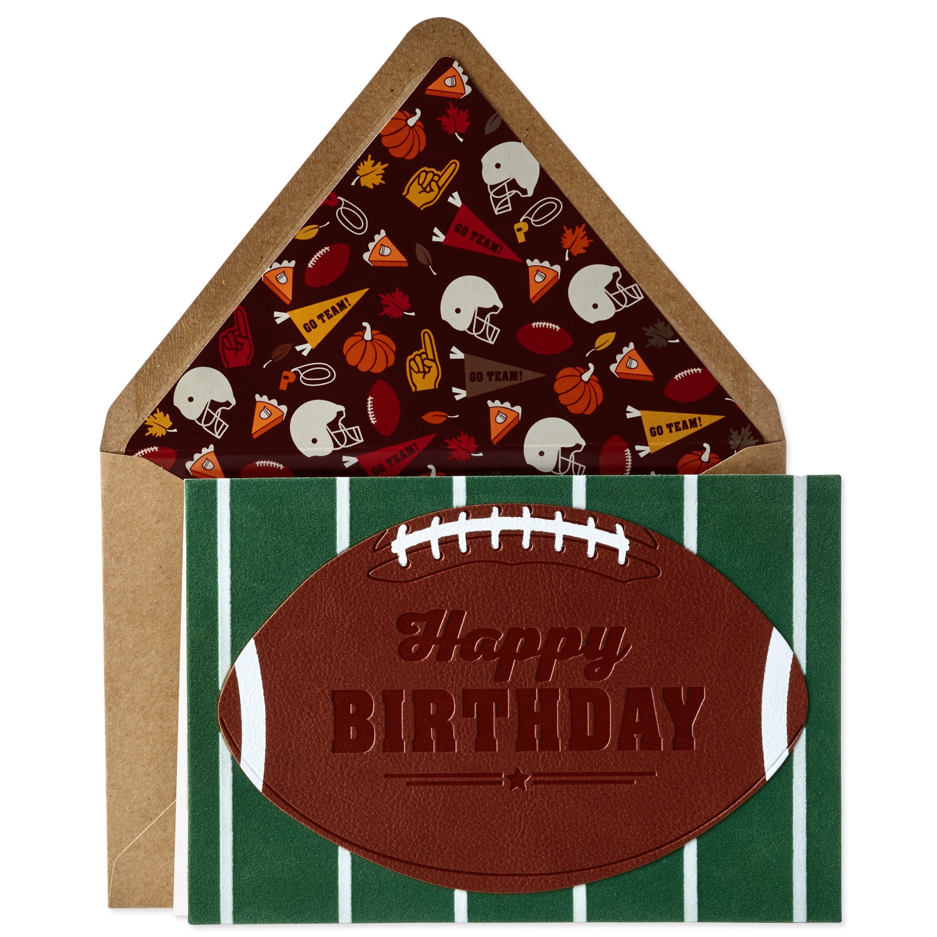 Hallmark Signature Birthday Card for Him (Football)