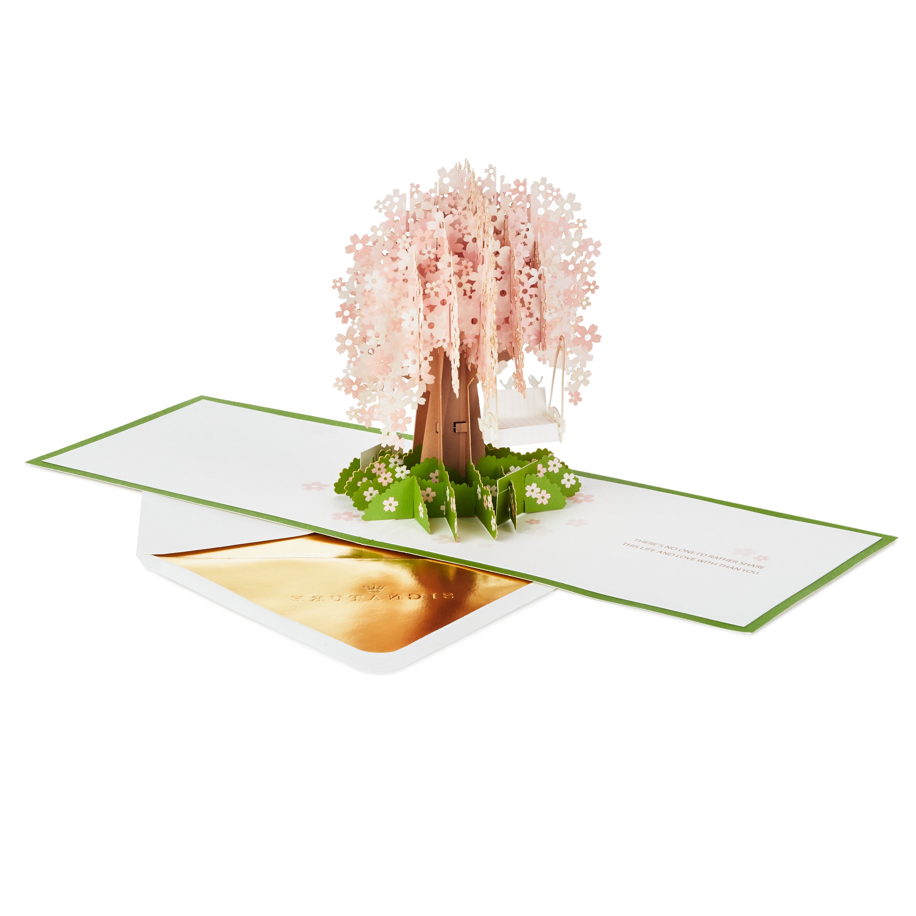 Hallmark Signature Paper Wonder Pop Up Anniversary Card, Love Card, Romantic Birthday Card (Cherry Blossom Tree)