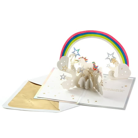 Hallmark Signature Paper Wonder Pop Up Birthday Card (You Are Magical, Unicorn 3D Card)