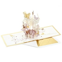 Hallmark Signature Paper Wonder Pop Up Card, Thankful for You (Thinking of You Card or Birthday Card)