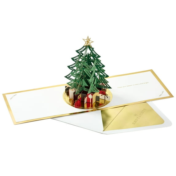 Hallmark Signature Paper Wonder Pop Up Christmas Card (Christmas Tree)