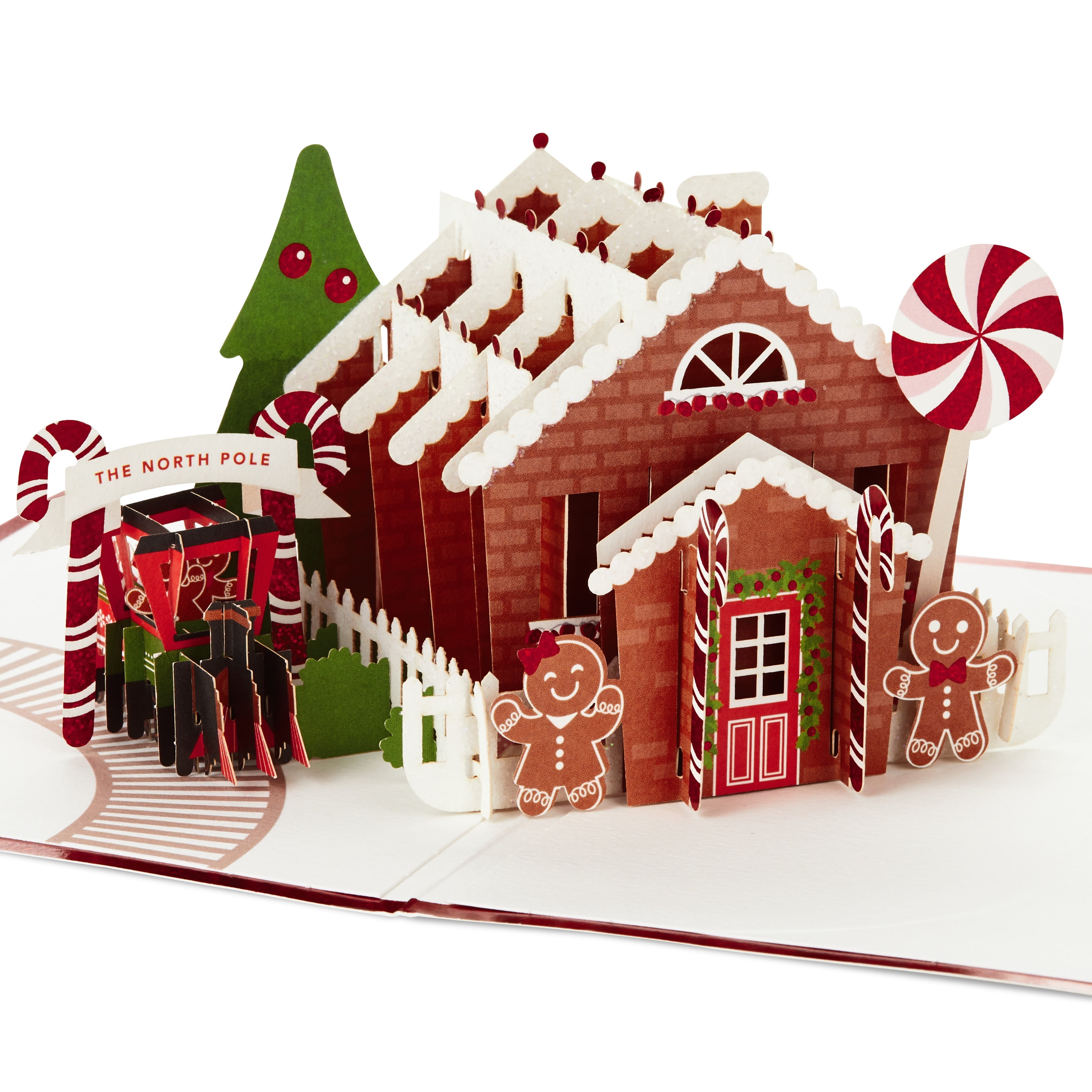 Hallmark Signature Paper Wonder Pop Up Gingerbread Christmas Greeting