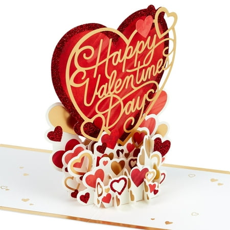 Hallmark Signature Paper Wonder Pop-Up Valentine's Day Card (Happy Heart Day)