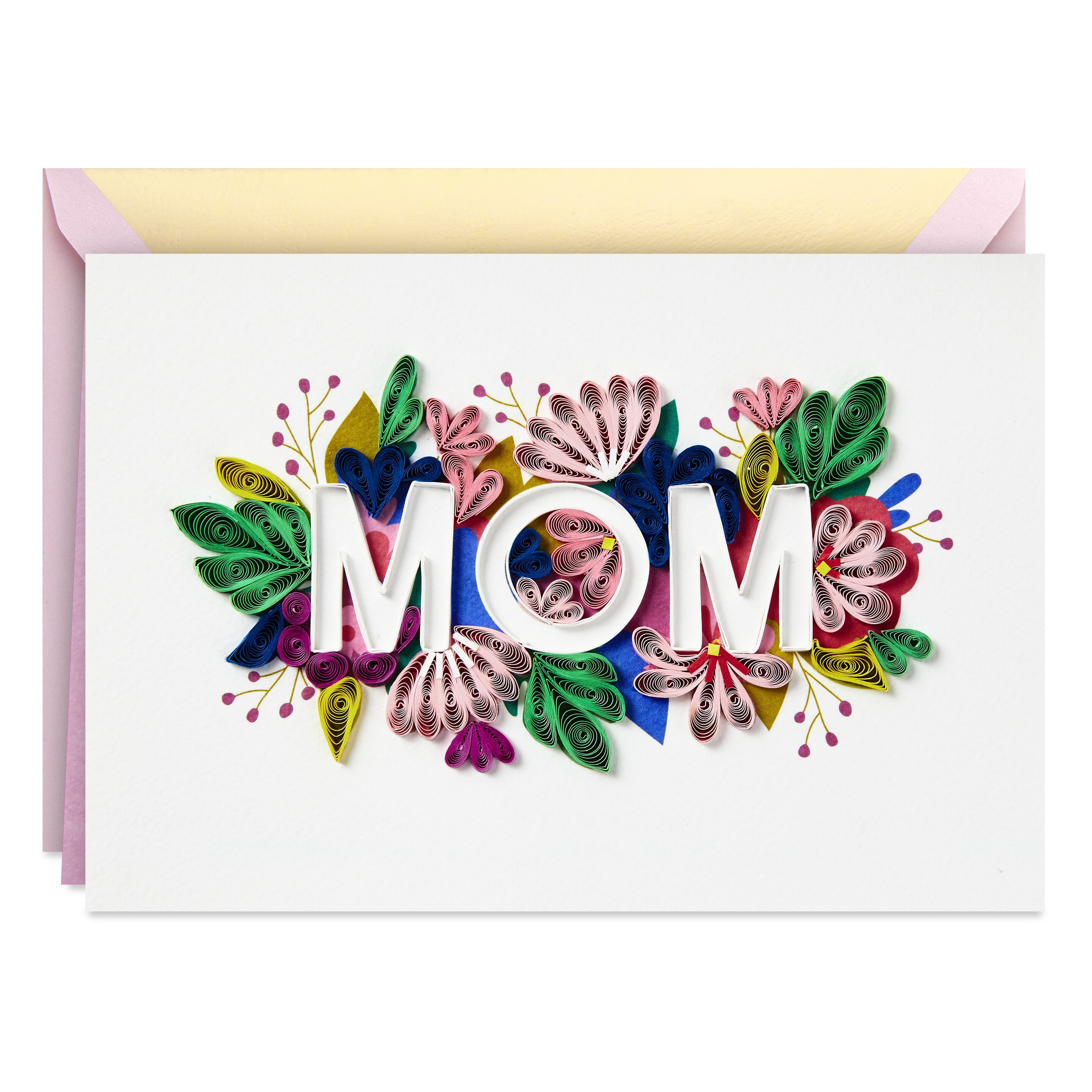 Hallmark Signature Quilled Paper Handmade Mother's Day Greeting Card