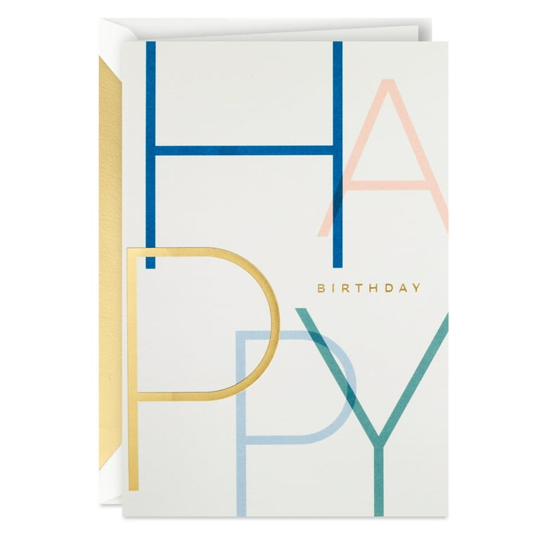 Happy Birthday Greetings Card - Just for you Happy Birthday Greetings Card - Just for you