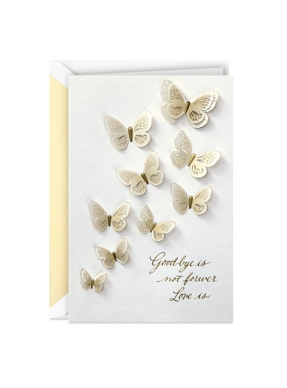 Hallmark Signature Sympathy Card (Butterflies)