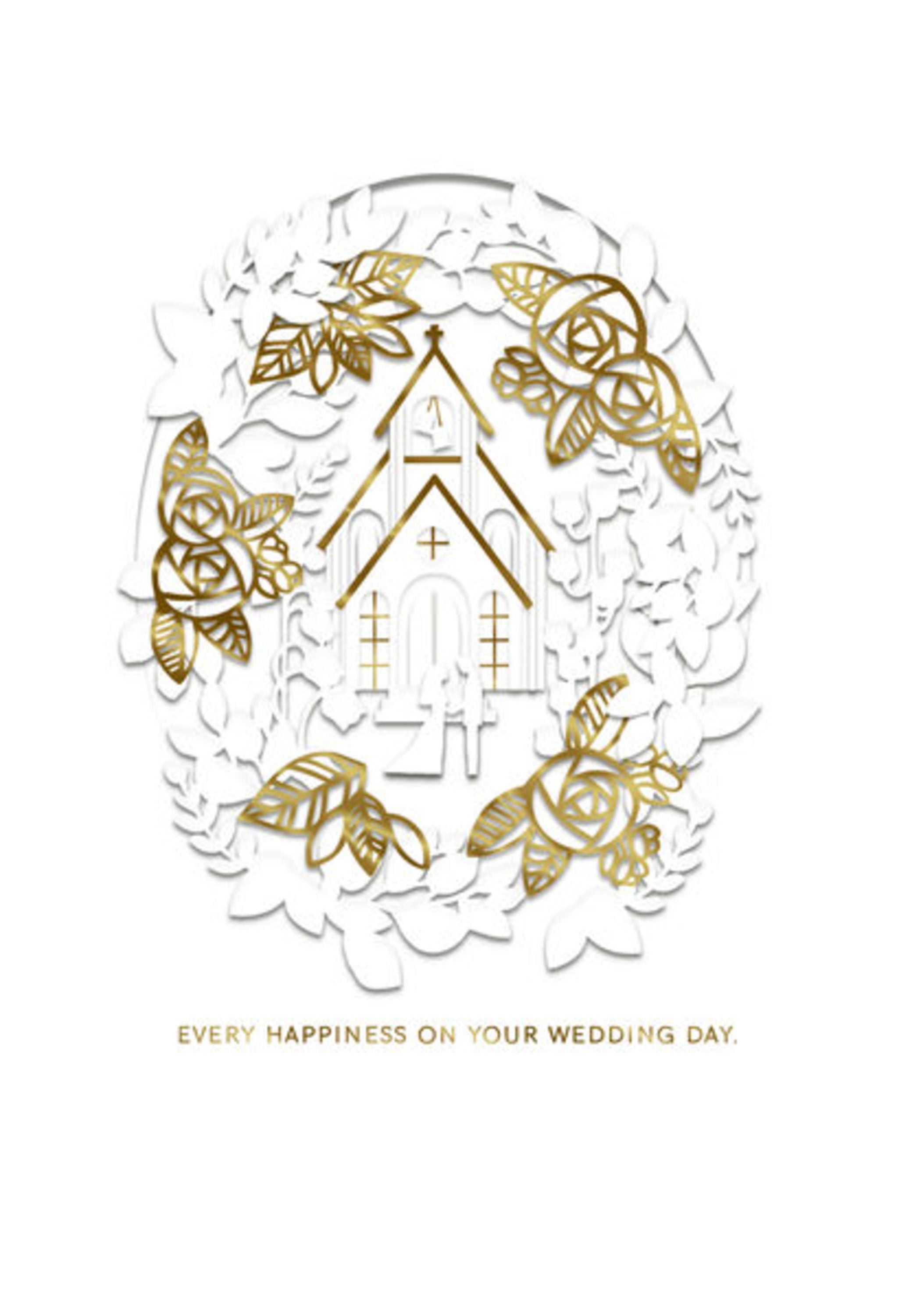 Hallmark Signature Wedding Card ( Church)