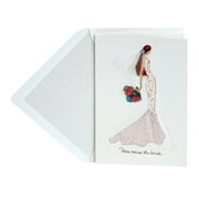 Hallmark Signature Wedding Card, Engagement Card, or Bridal Shower Card (Here Comes the Bride)