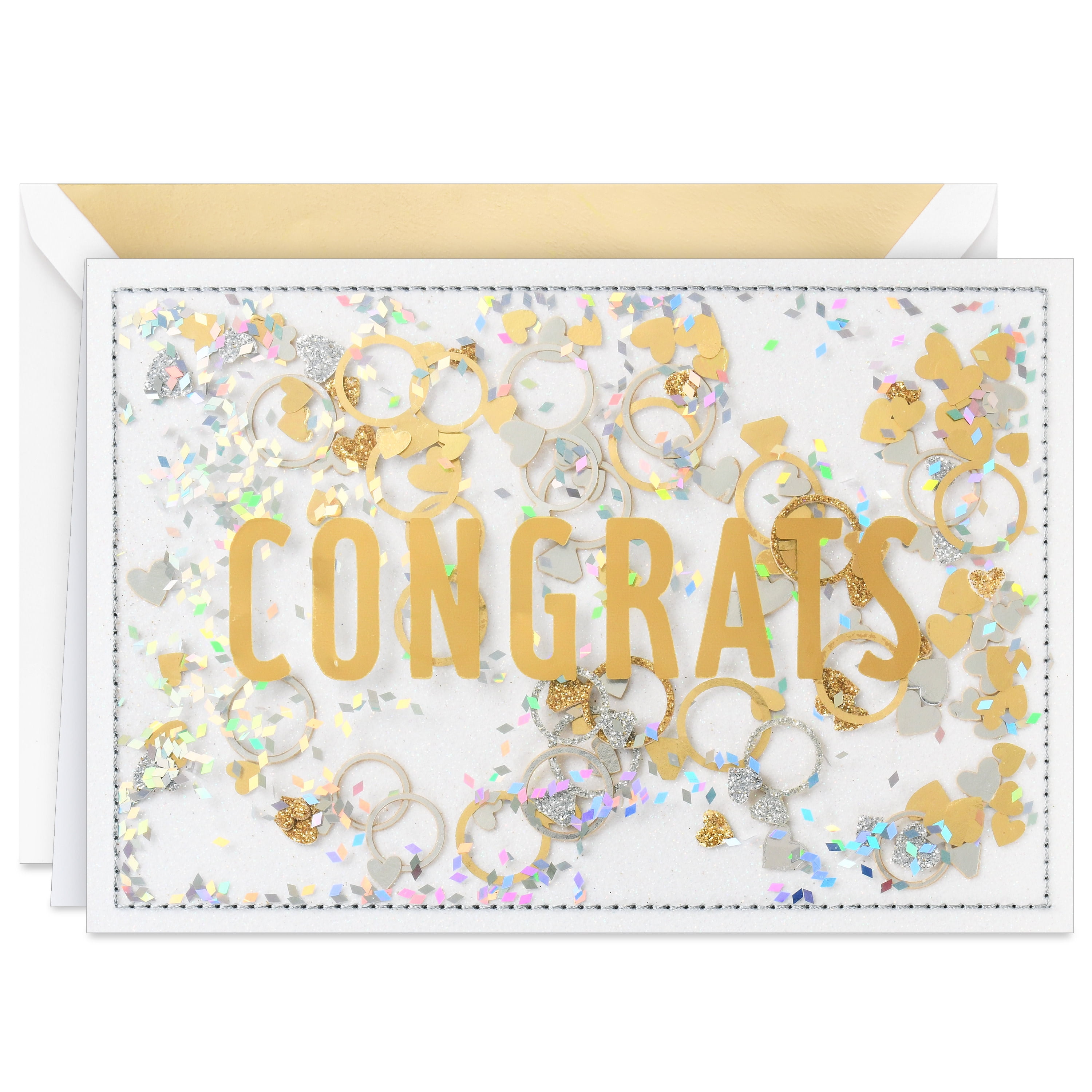 Hallmark Hochzeitskarte – Signature Collection Mit Holz-Deko, Elegantes Design Für Brautpaare