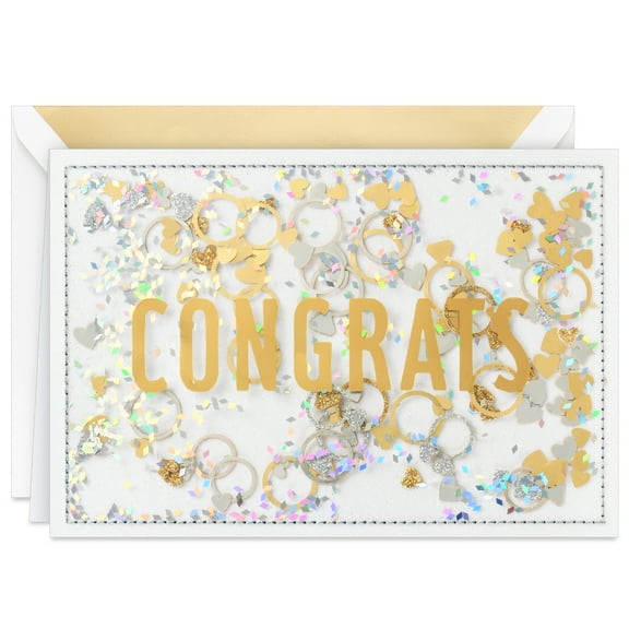 Hallmark Signature Wedding Card (Wishing You a Happy Life Together)