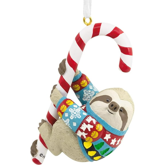 Hallmark Sloth in Ugly Christmas Sweater Christmas Ornament