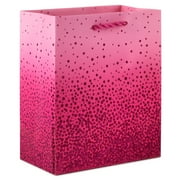 Hallmark Extra-Small Gift Bag Pink with Cascading Pink Dots