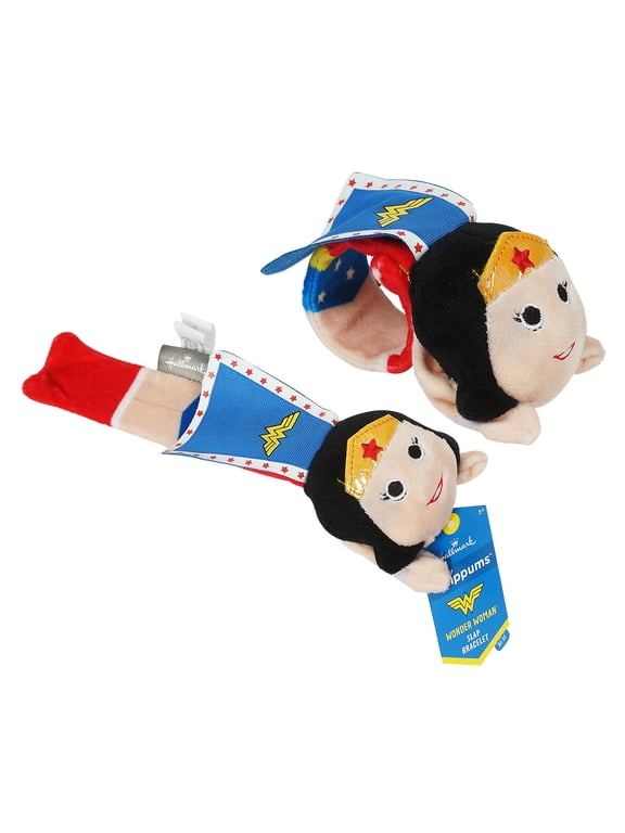 Hallmark Snappums Wonder Woman Stuffed Animal Slap Bracelet