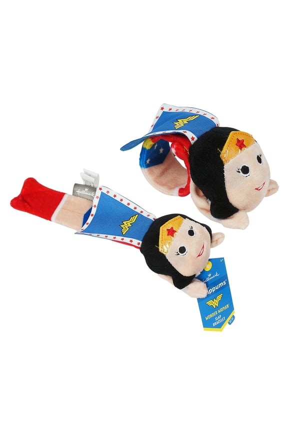 Hallmark Snappums Wonder Woman Stuffed Animal Slap Bracelet