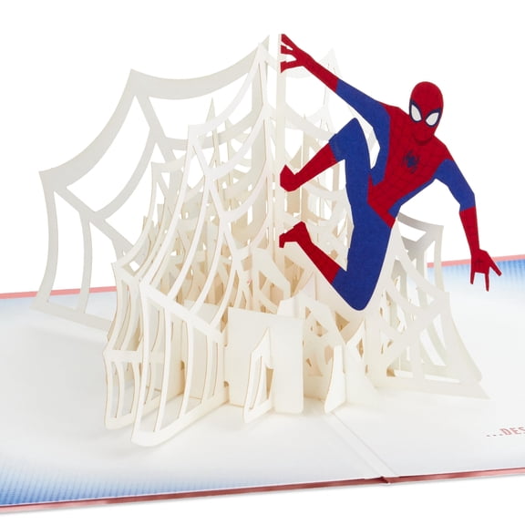 Hallmark Spider-Man Pop Up Birthday Card (Someone Amazing Like You) Signature Paper Wonder 3D Card Y114