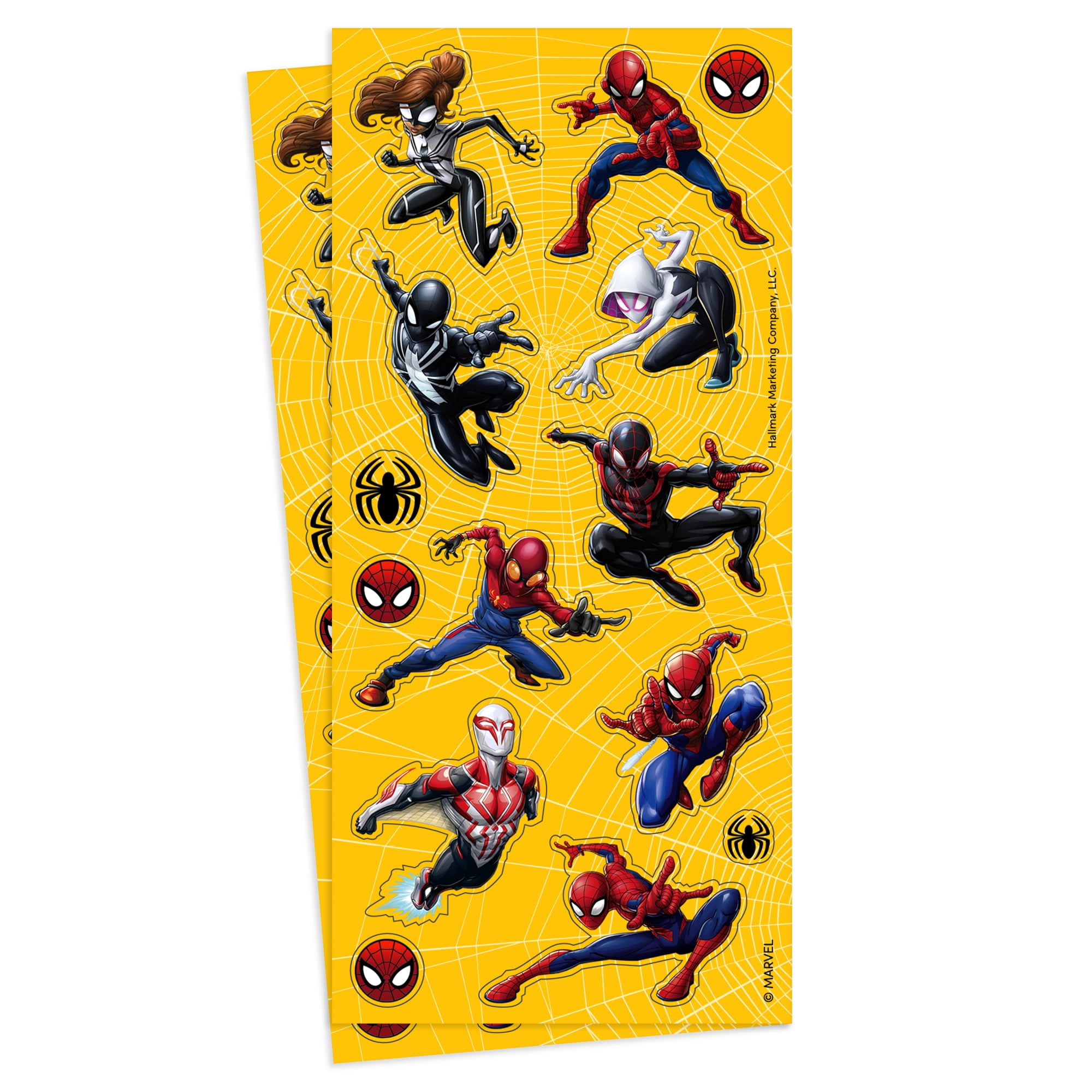 Hallmark Marvel Stickers (Spider-Man), 2 Sheets