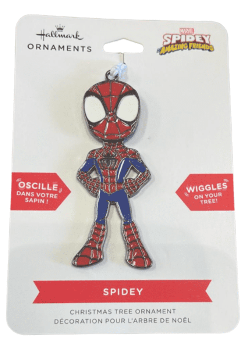 Hallmark Spidey Amazing Friends Spiderman Wiggles Metal Ornament New ...