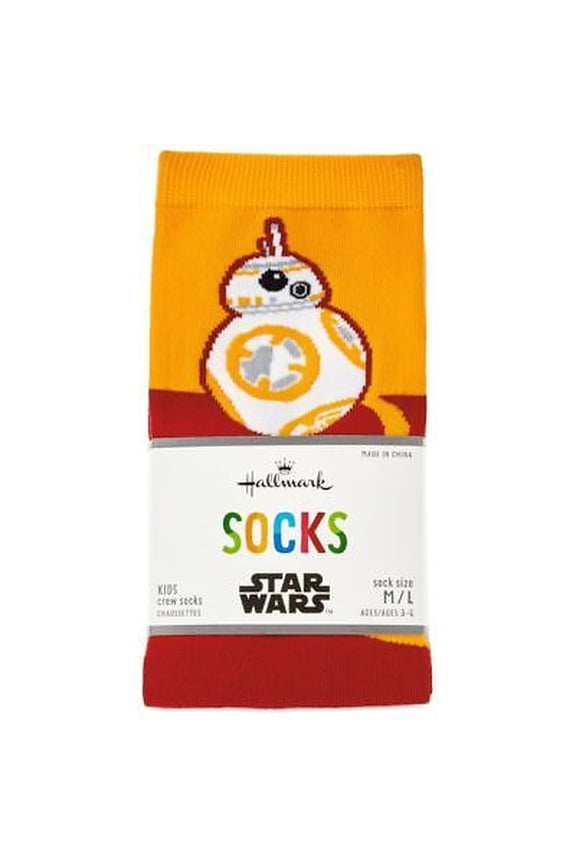 Star Wars BB-8 Kids Novelty Socks, M/L