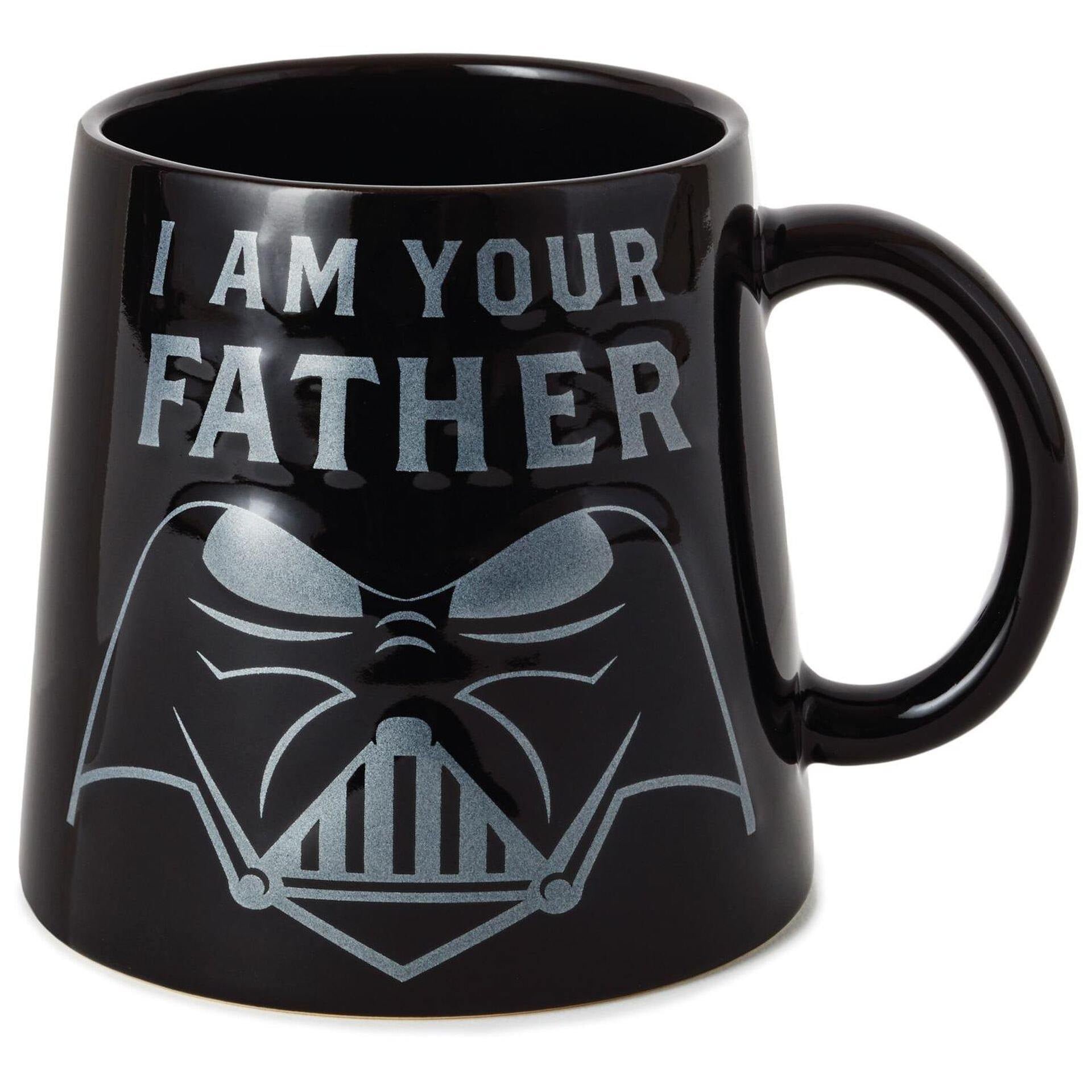 Etched Glass Star Wars Beer Mug “You Are My Father” Darth Vader