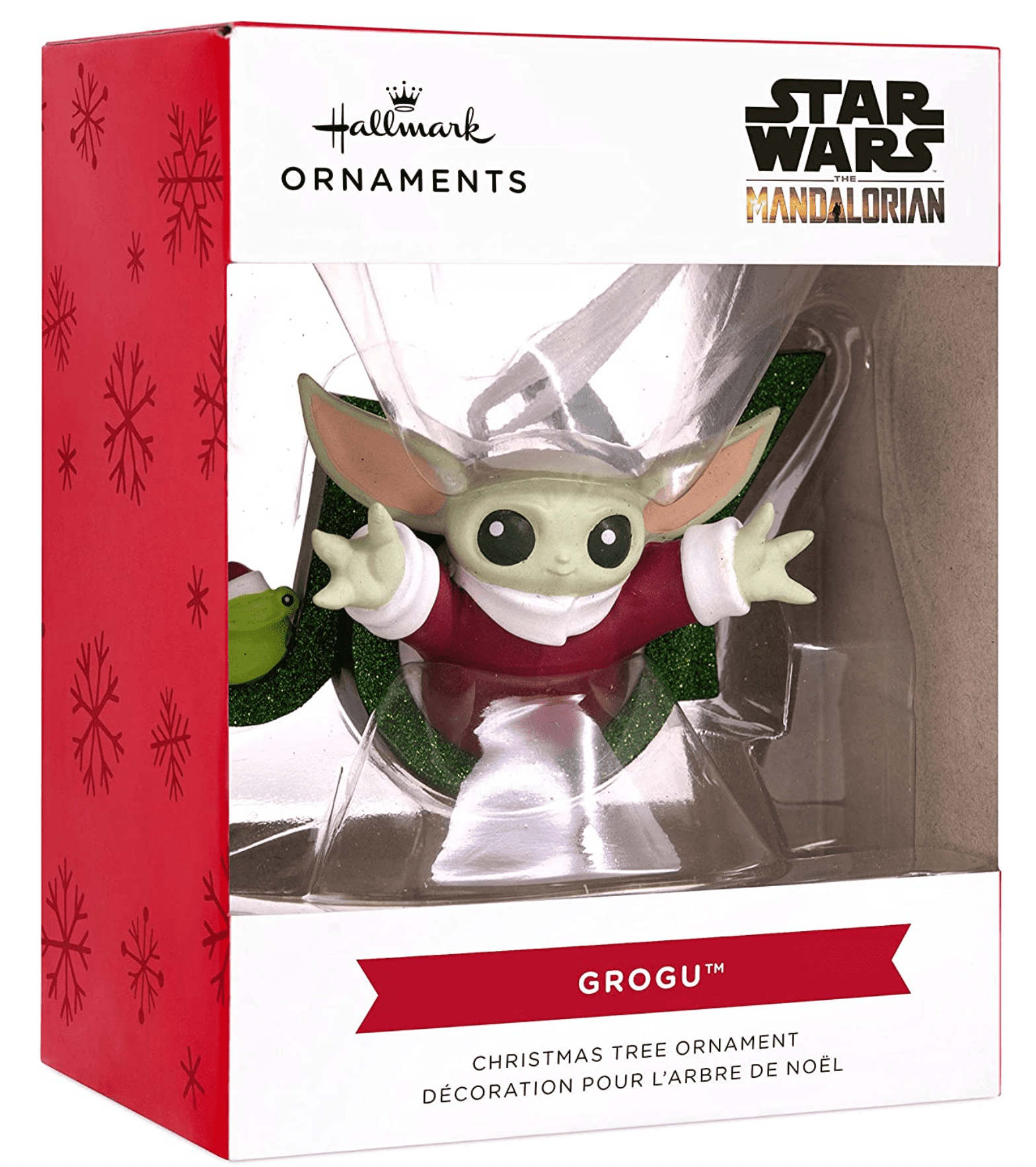 Hallmark Star Wars The Mandalorian Grogu Joy Christmas Ornament New