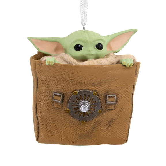 Hallmark Christmas Ornament (Star Wars: The Mandalorian Grogu in Bag), 1 count