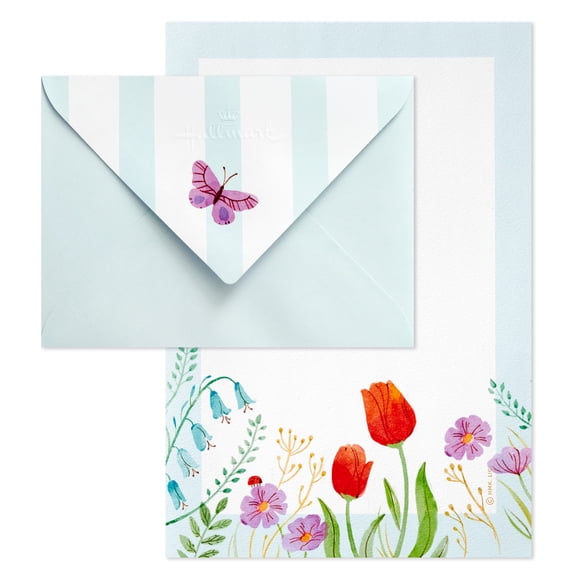 Hallmark Stationery Sheets (Watercolor Butterfly), 40 ct.