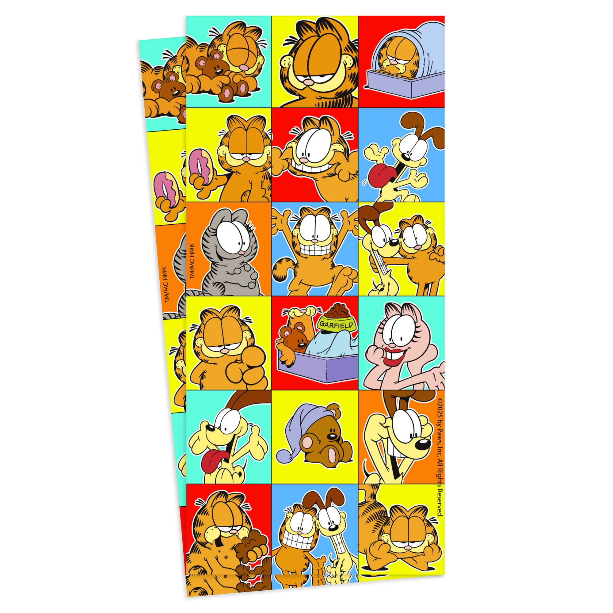Hallmark Garfield Stickers (Fun), 2 Sheets - Walmart.com