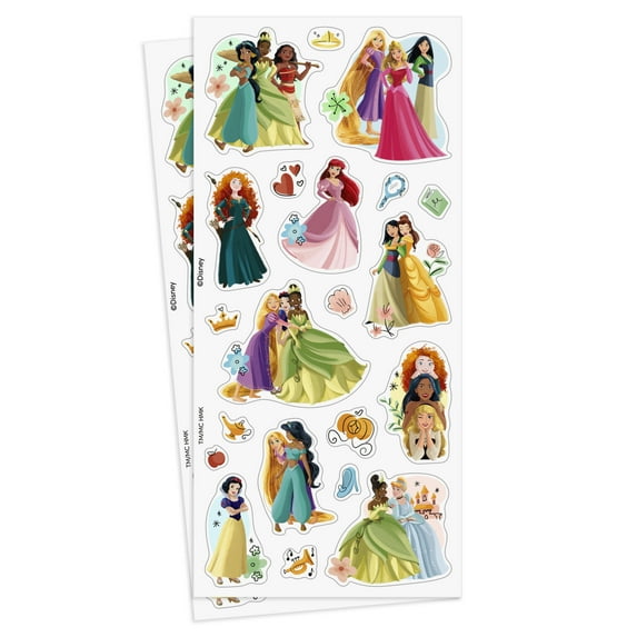 Hallmark Disney Stickers (Princesses), 2 Sheets