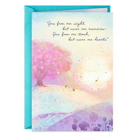 Hallmark Sympathy Card (Hoping Memories Bring You Comfort)
