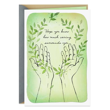 Hallmark Sympathy Card (Much Caring Surrounds You)