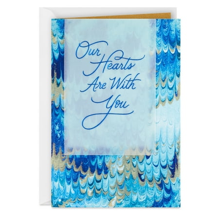 Hallmark Sympathy Card (Our Hearts Are With You)