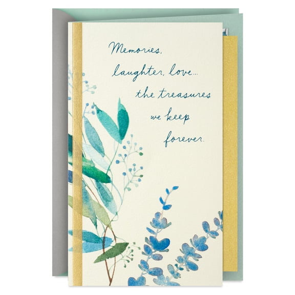 Hallmark Sympathy Card (Treasures We Keep Forever)