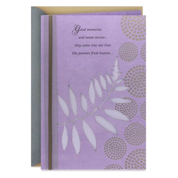 Hallmark Sympathy Card (Wishing You the Blessing of Memories)