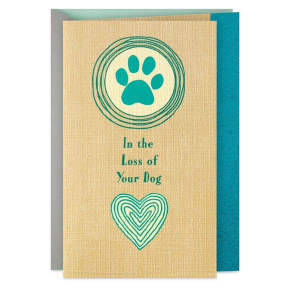 Hallmark Sympathy Card for Loss of Dog (Remembering the Love You Shared)