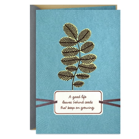 Hallmark Sympathy Card for Loss of Father (Wonderful Legacy)