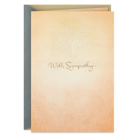 Hallmark Sympathy Card (Thoughts and Prayers Are With You)