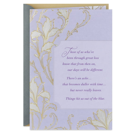 DaySpring Religious Sympathy Card (Days Will Be Different)