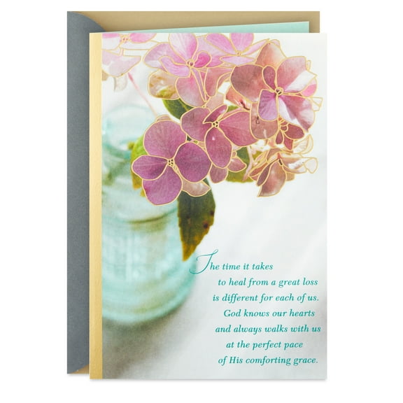 DaySpring Religious Sympathy Card (God Knows Our Hearts)
