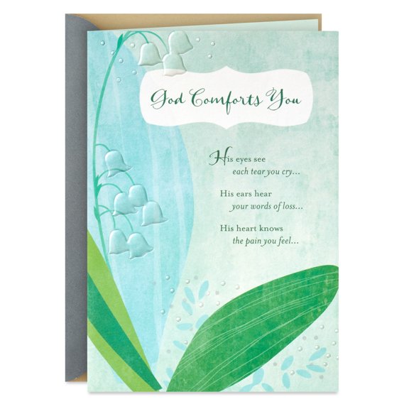 DaySpring Religious Sympathy Card (God Comforts You)