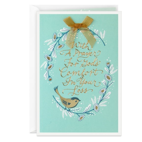 DaySpring Religious Sympathy Card (God's Comfort in Your Loss)
