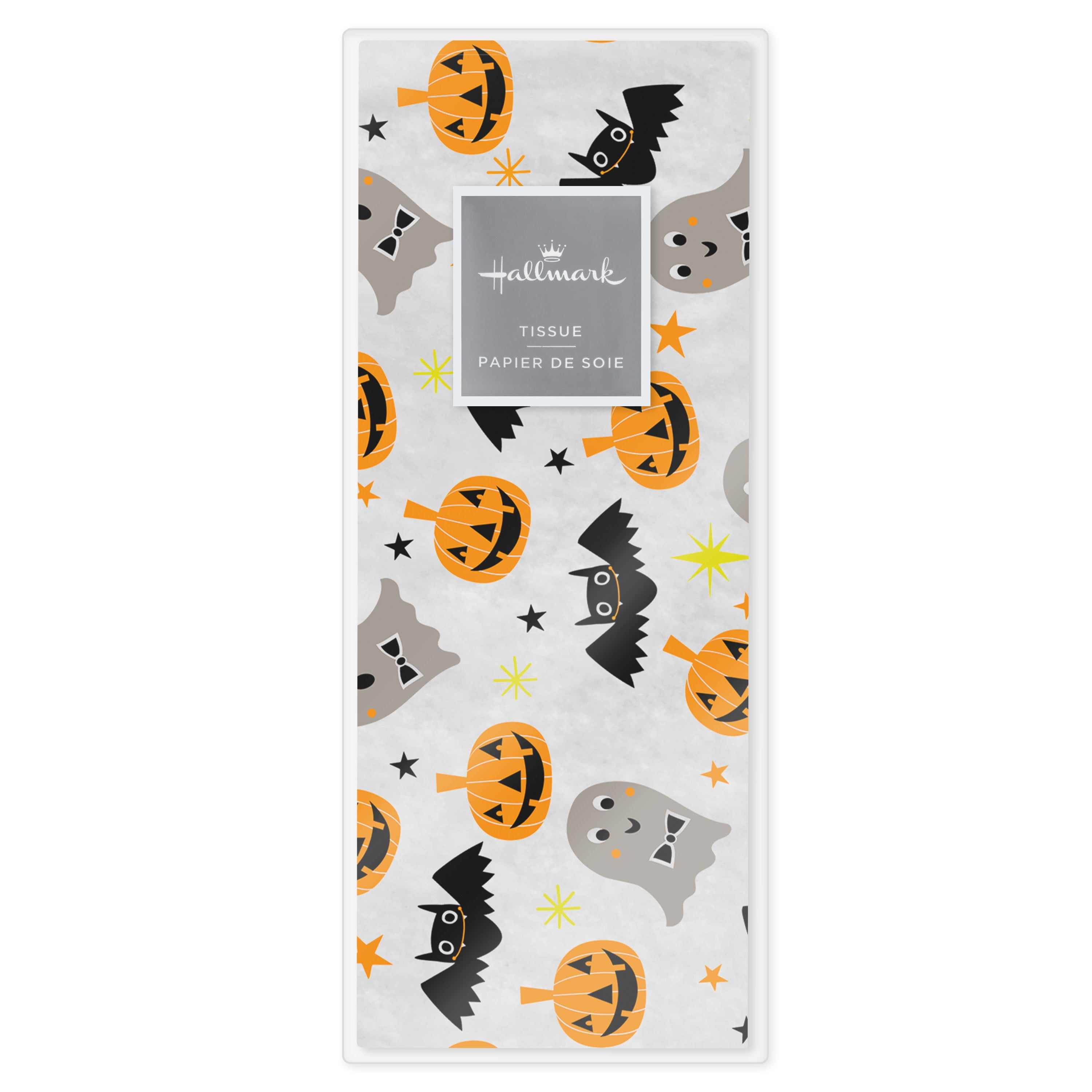 Hallmark Halloween Tissue Paper (Ghosts, Bats and Pumpkins), 6 Count