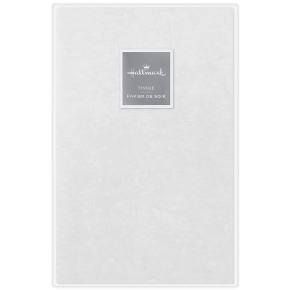 Hallmark Bulk Tissue Paper (Solid White), 50 Sheets