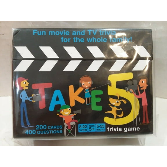 Hallmark Take 5 Five Family Board Game Movie Tv Trivia Conversation Starters