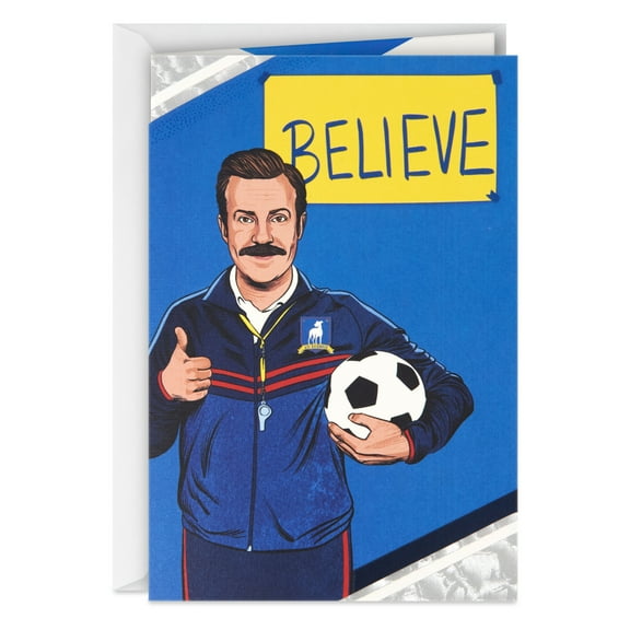 Hallmark Ted Lasso Encouragement Card (Believe)
