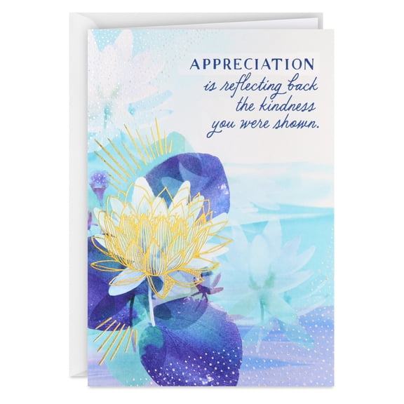 Hallmark Thank-You Card (Reflecting Kindness)