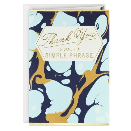 Hallmark Thank-You Card (Simple Phrase With World of Meaning)