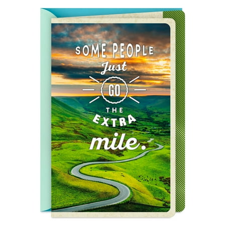 Hallmark Thank You Card (The Extra Mile)