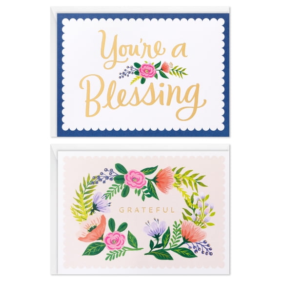 Hallmark Thank-You Notes (Grateful Blessing Assortment), 50 ct.