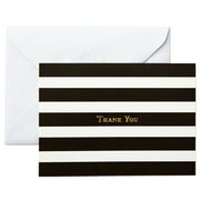 Hallmark Thank You Notes, Greeting Cards (Striped 40 Cards with Envelopes)